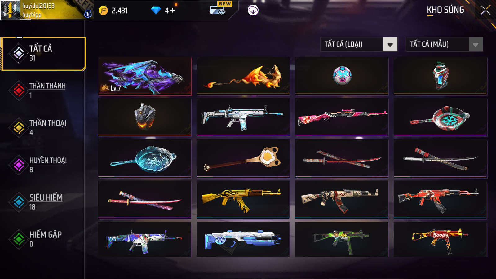 Bán Acc FreeFire Giá Rẻ