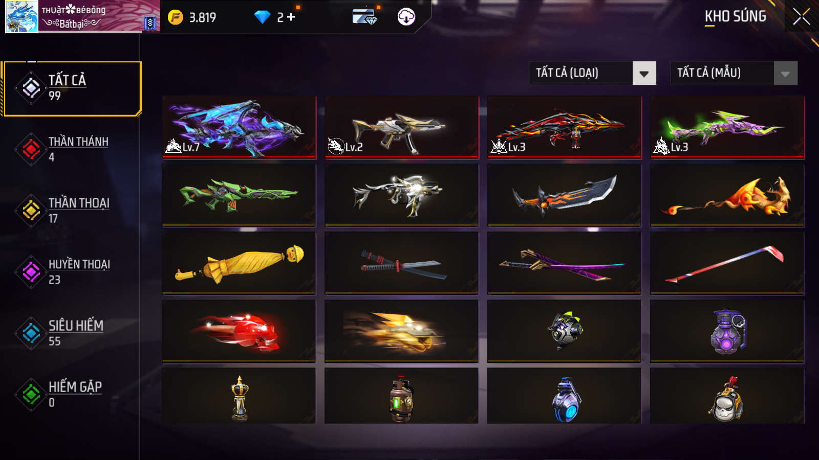 Bán Acc FreeFire Giá Rẻ