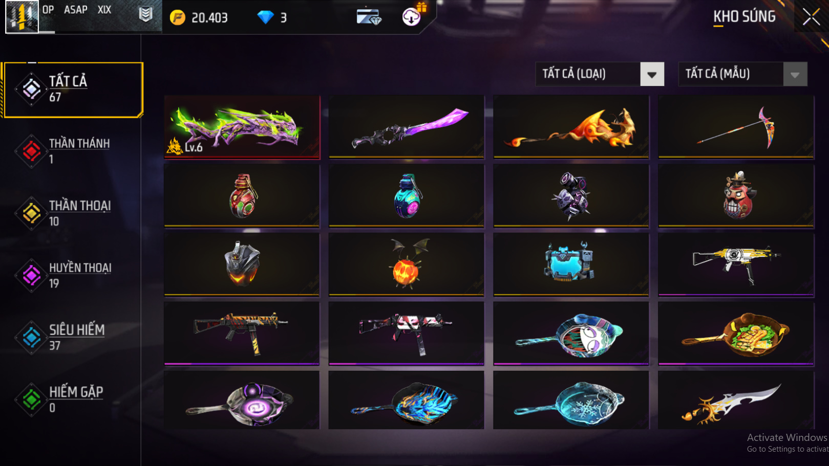 Bán Acc FreeFire Giá Rẻ