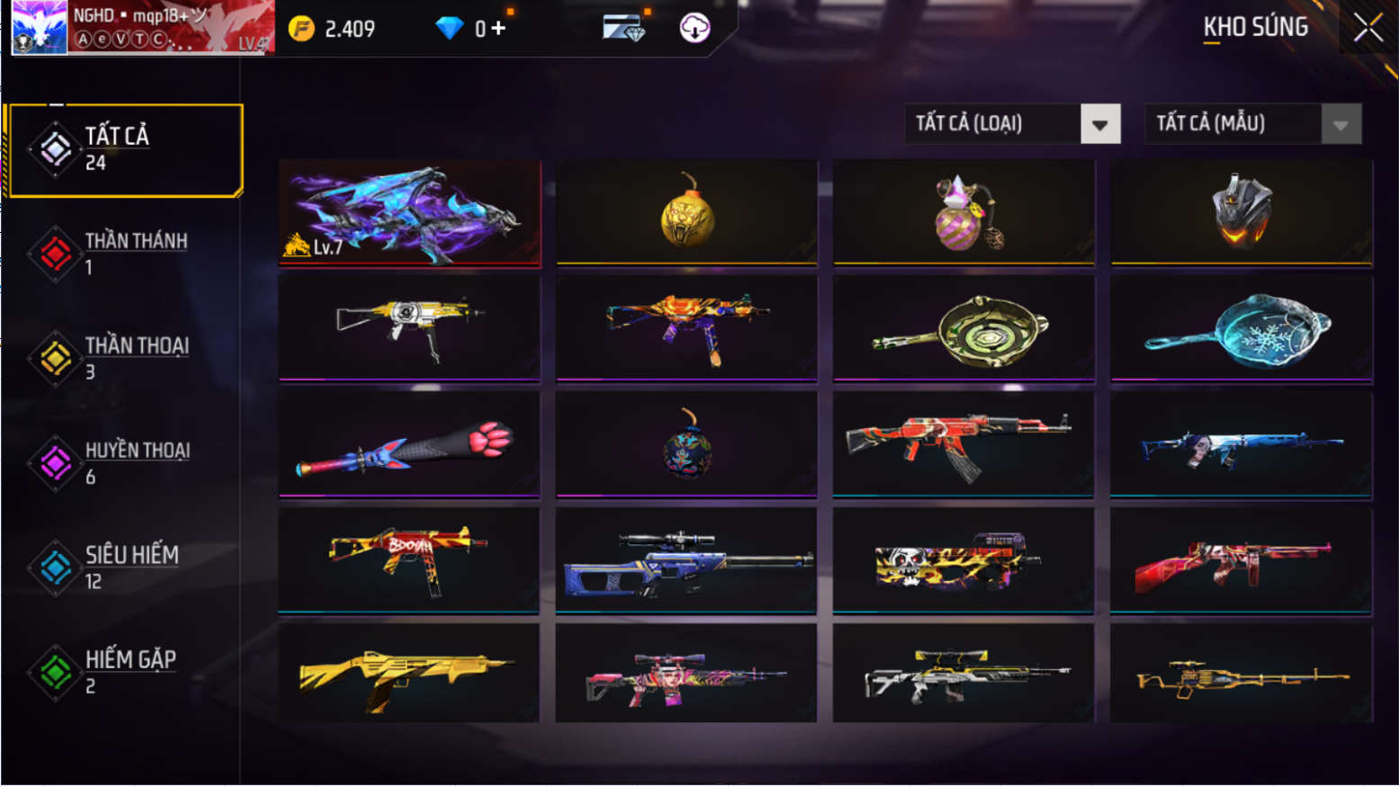 Bán Acc FreeFire Giá Rẻ