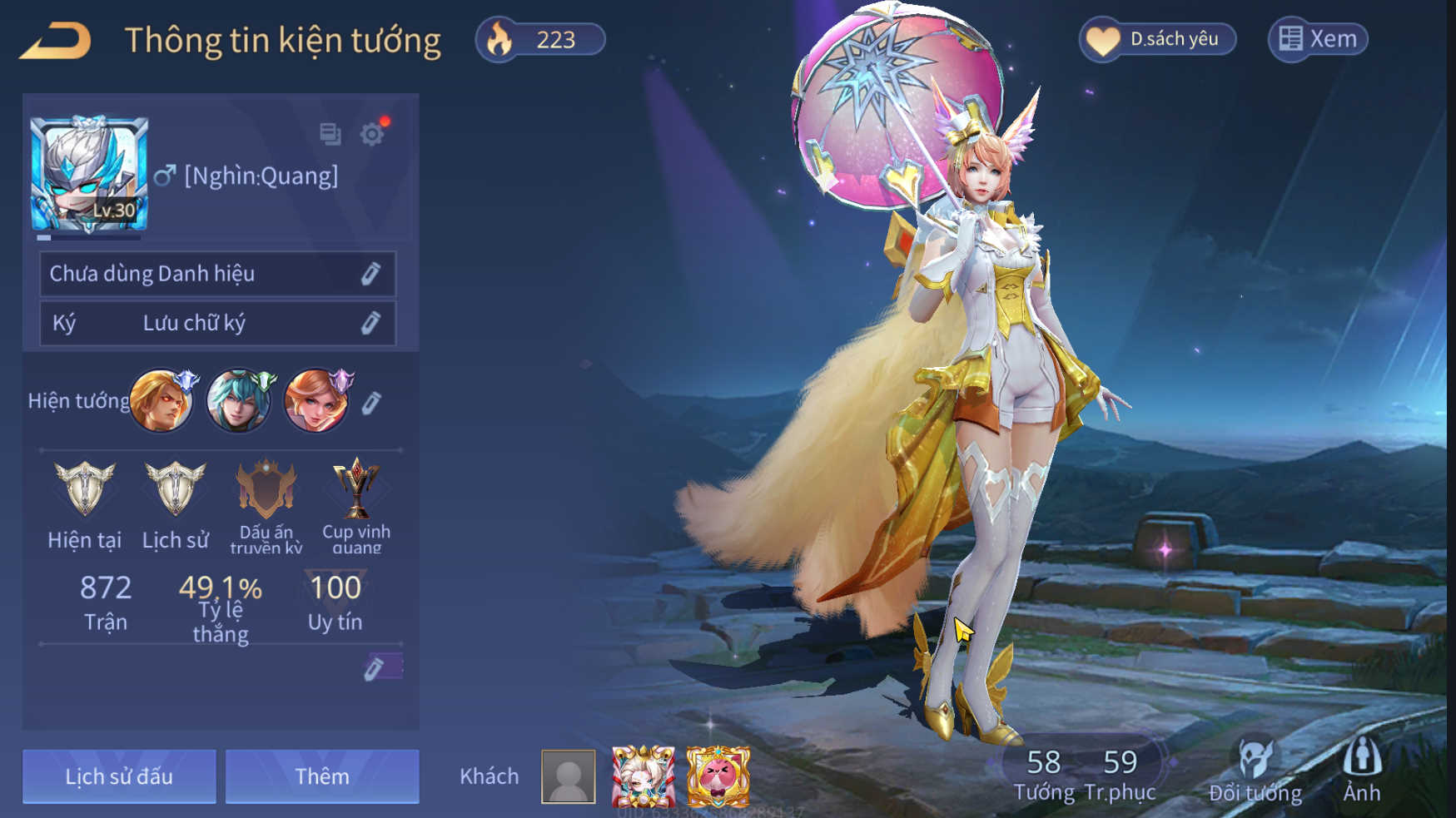 Nick Liên Quân Giá Rẻ