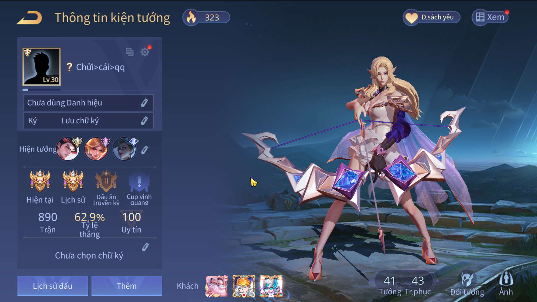 Nick Liên Quân Giá Rẻ