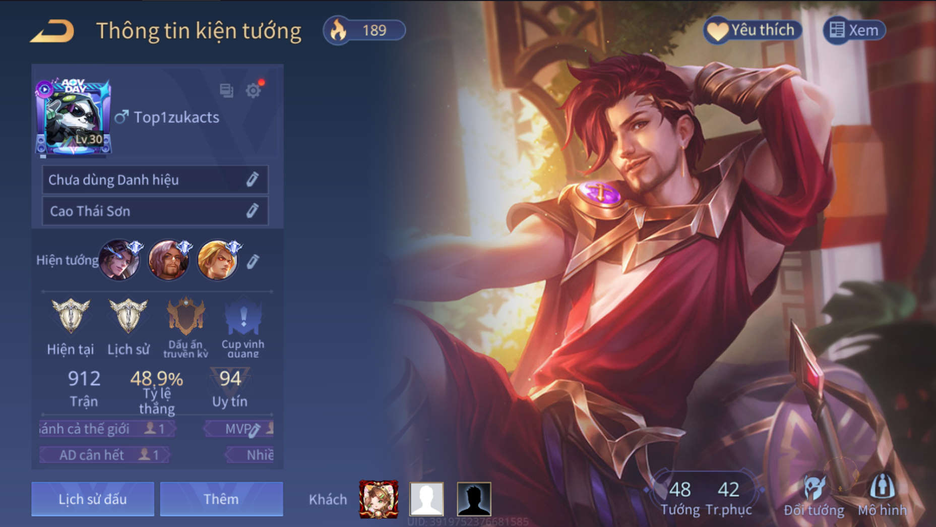 Nick Liên Quân Giá Rẻ