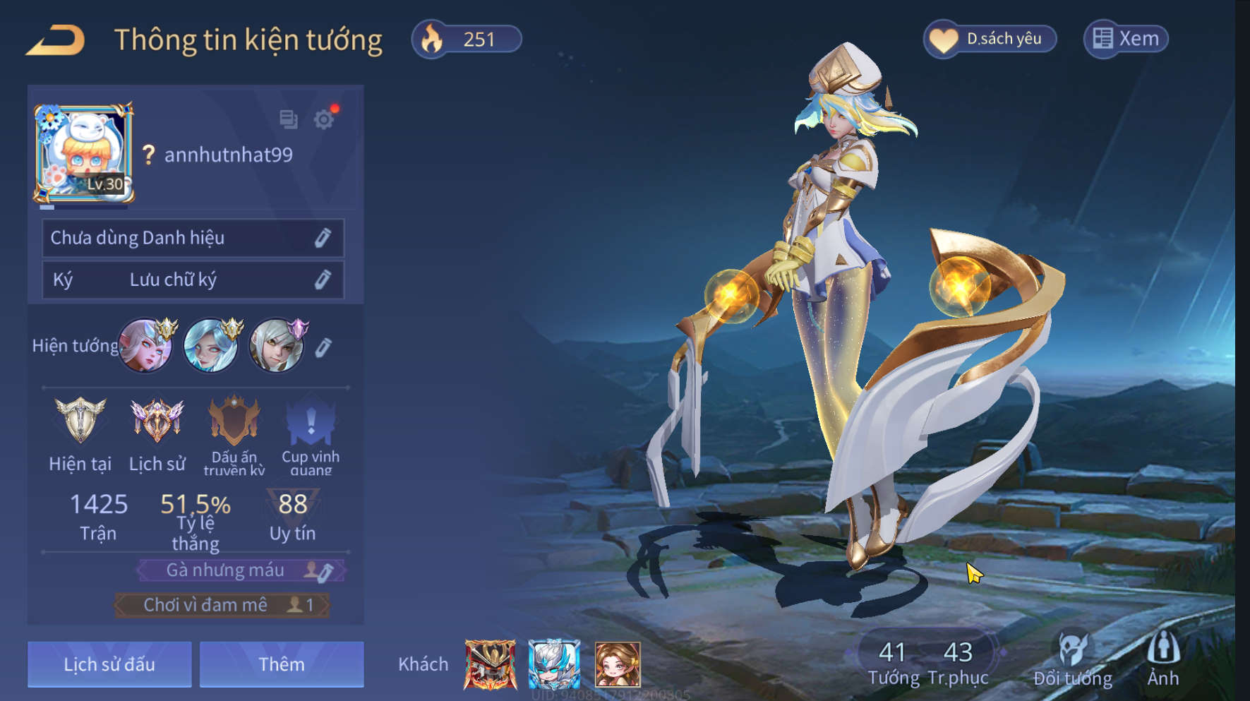 Nick Liên Quân Giá Rẻ
