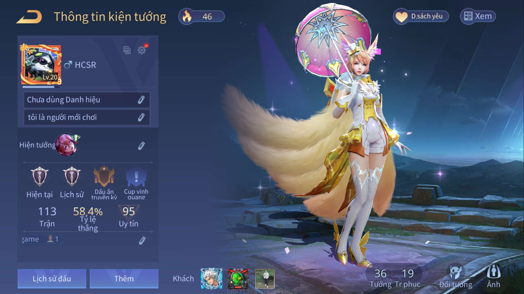 Nick Liên Quân Giá Rẻ