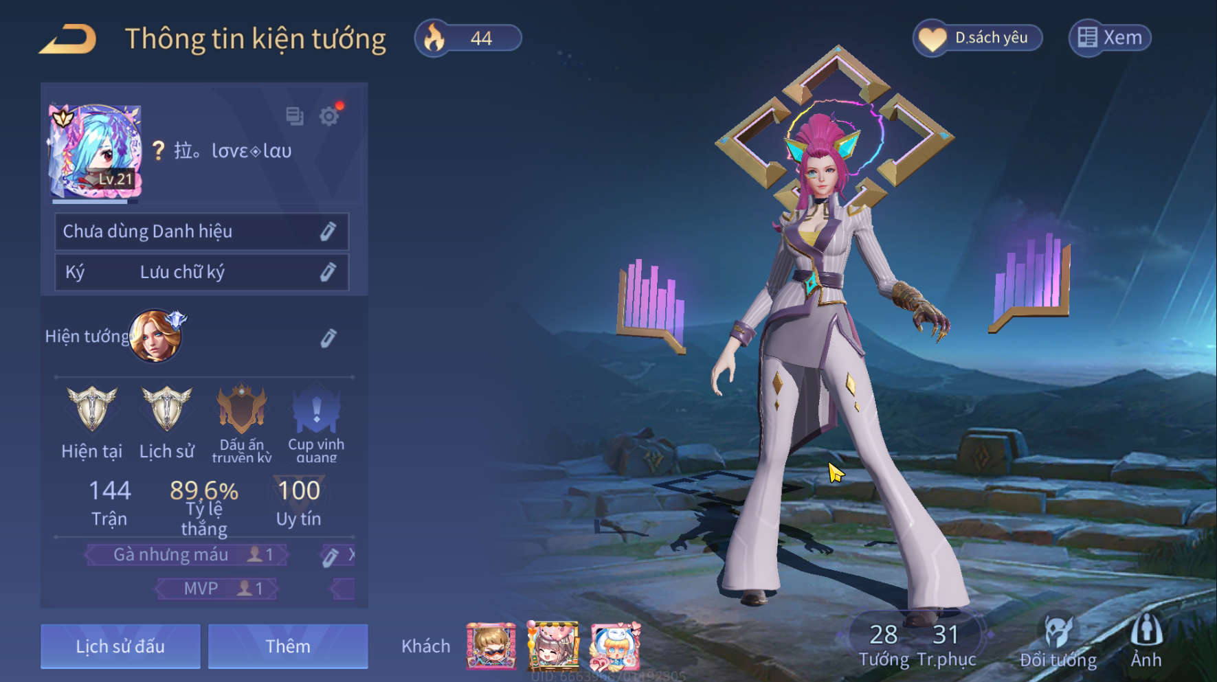 Nick Liên Quân Giá Rẻ