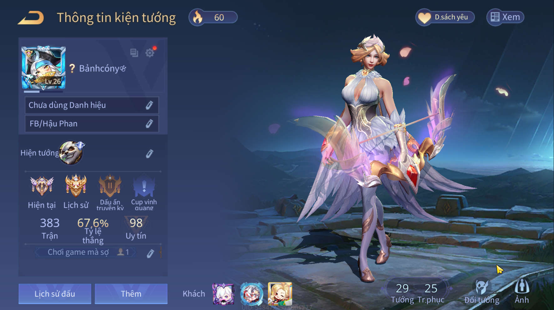 Nick Liên Quân Giá Rẻ