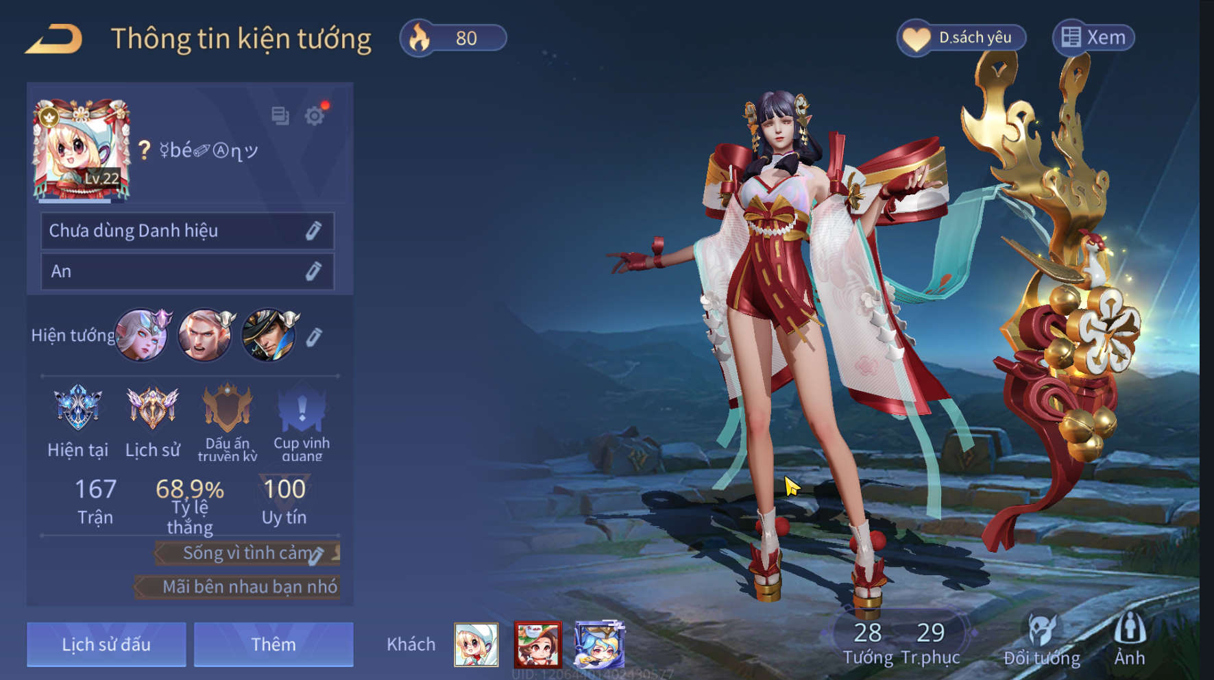 Nick Liên Quân Giá Rẻ