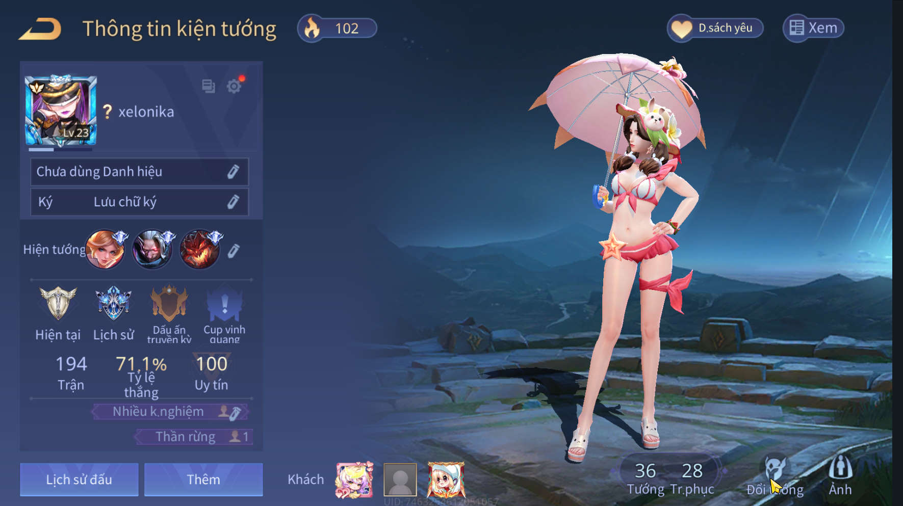 Nick Liên Quân Giá Rẻ