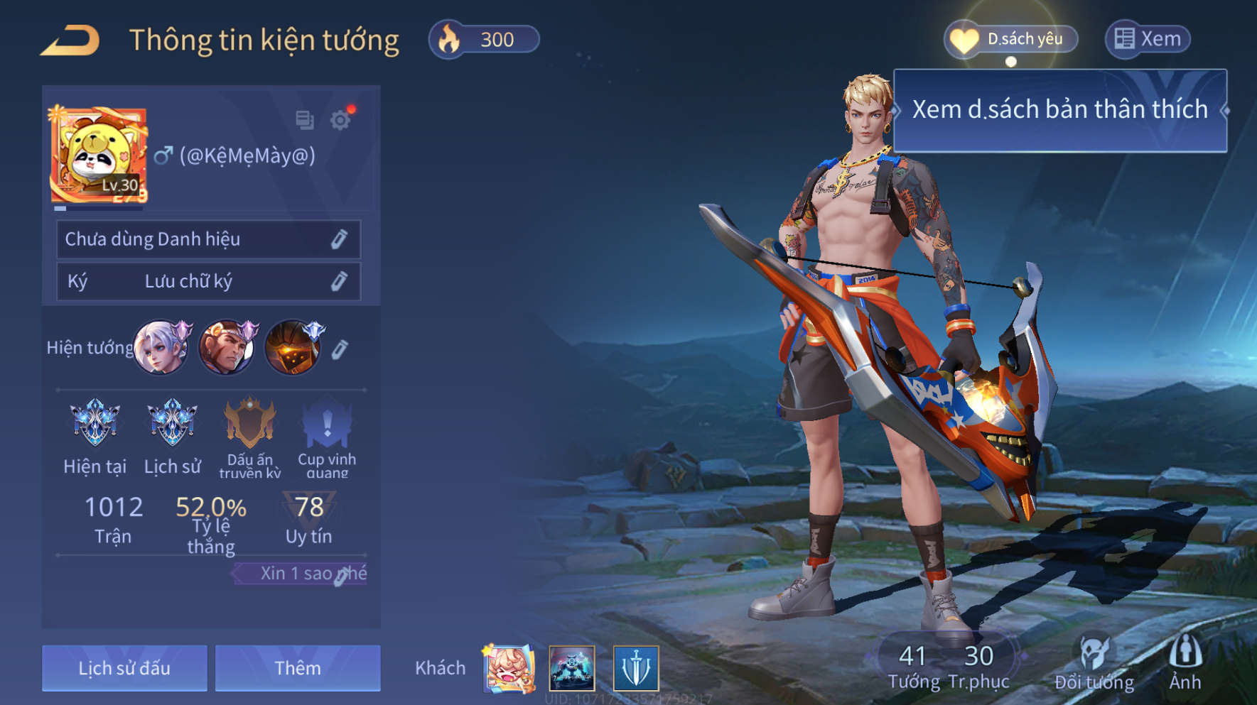 Nick Liên Quân Giá Rẻ