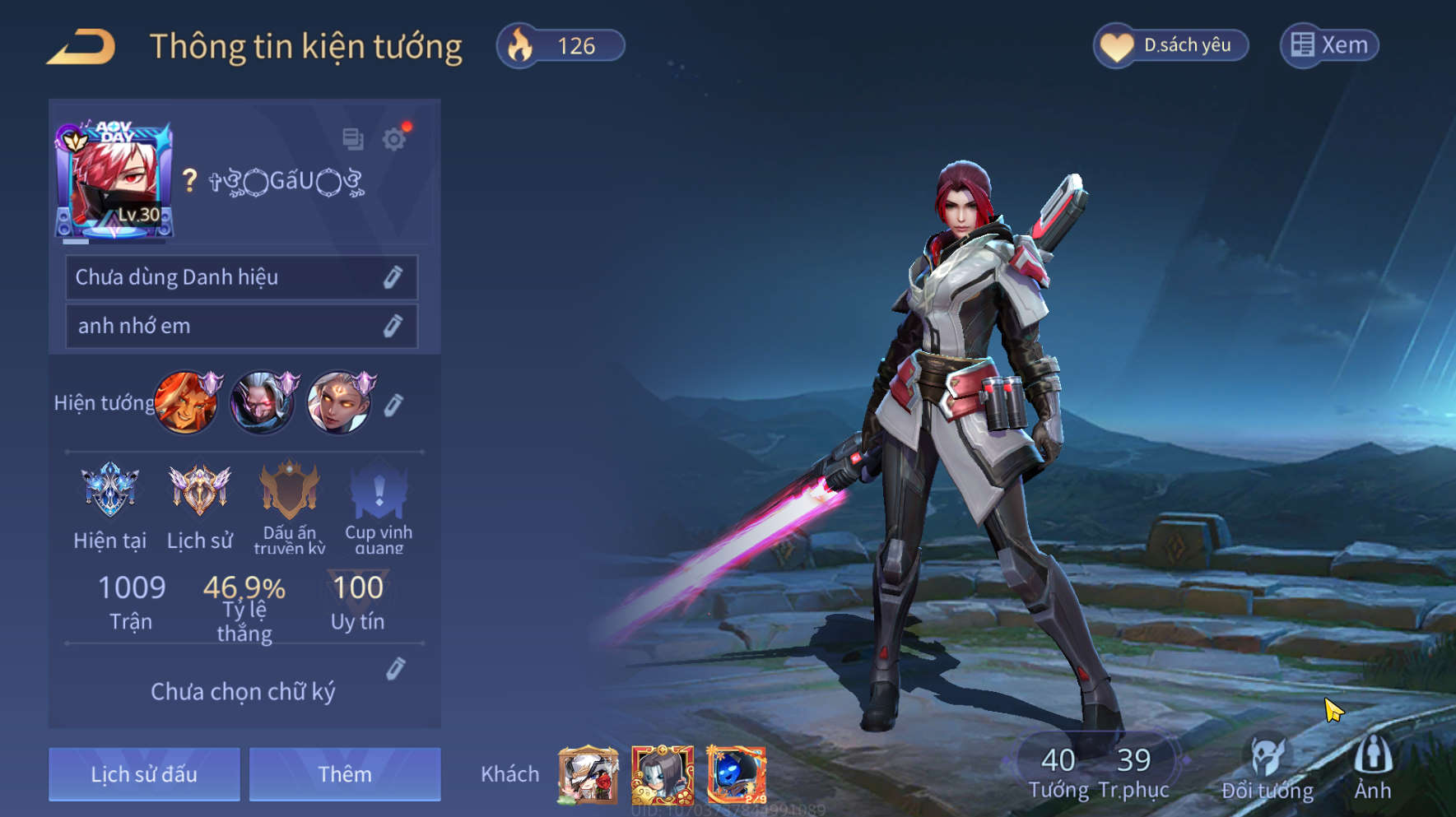 Nick Liên Quân Giá Rẻ