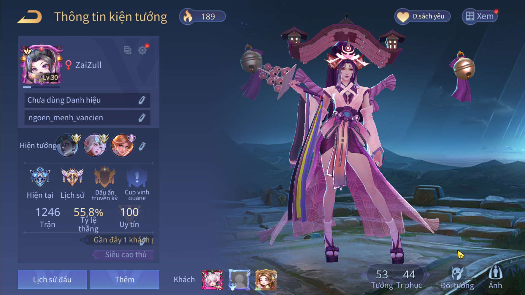 Nick Liên Quân Giá Rẻ