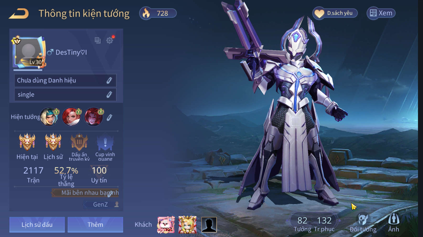Nick Liên Quân Giá Rẻ