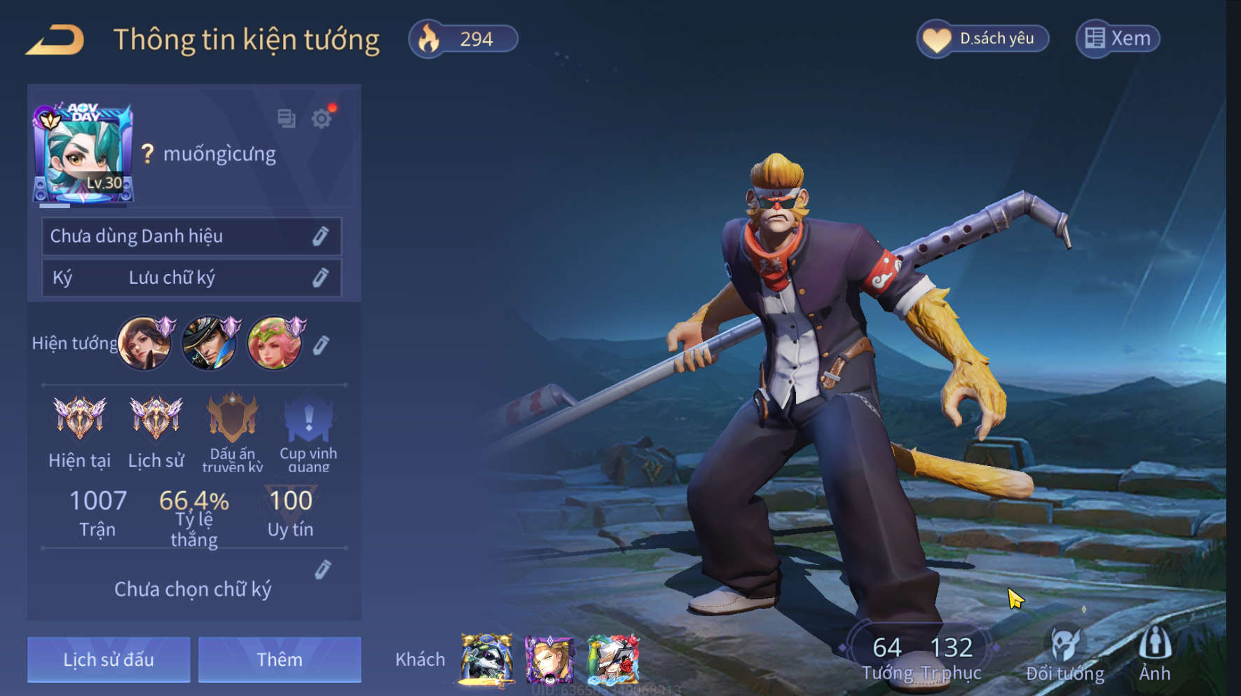 Nick Liên Quân Giá Rẻ