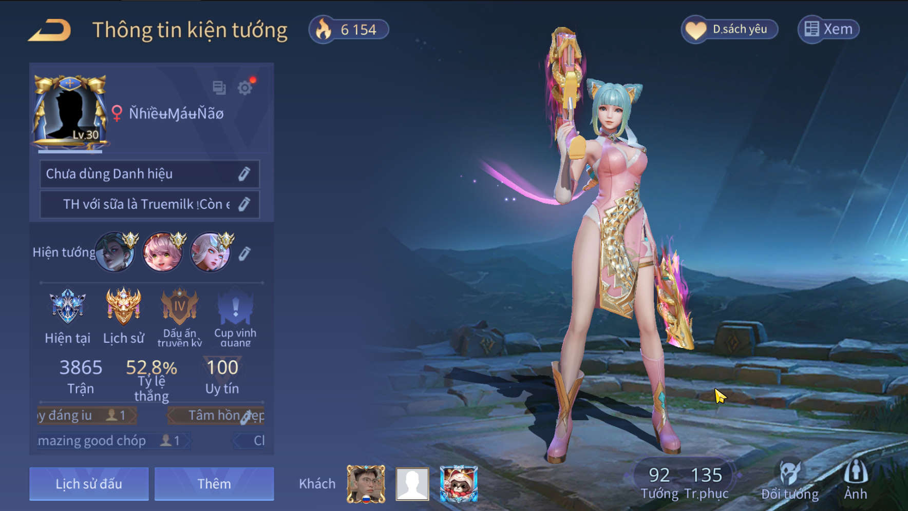 Nick Liên Quân Giá Rẻ