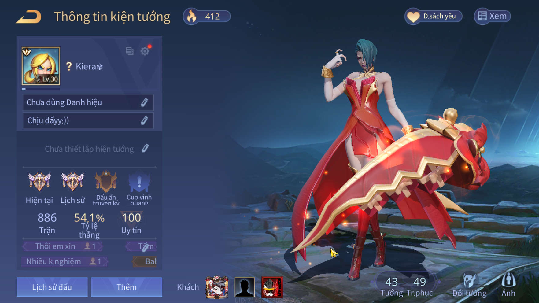 Nick Liên Quân Giá Rẻ