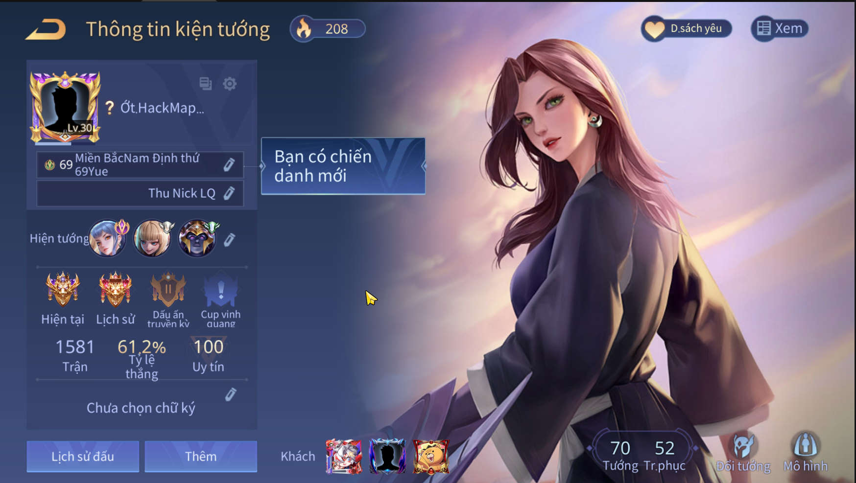 Nick Liên Quân Giá Rẻ