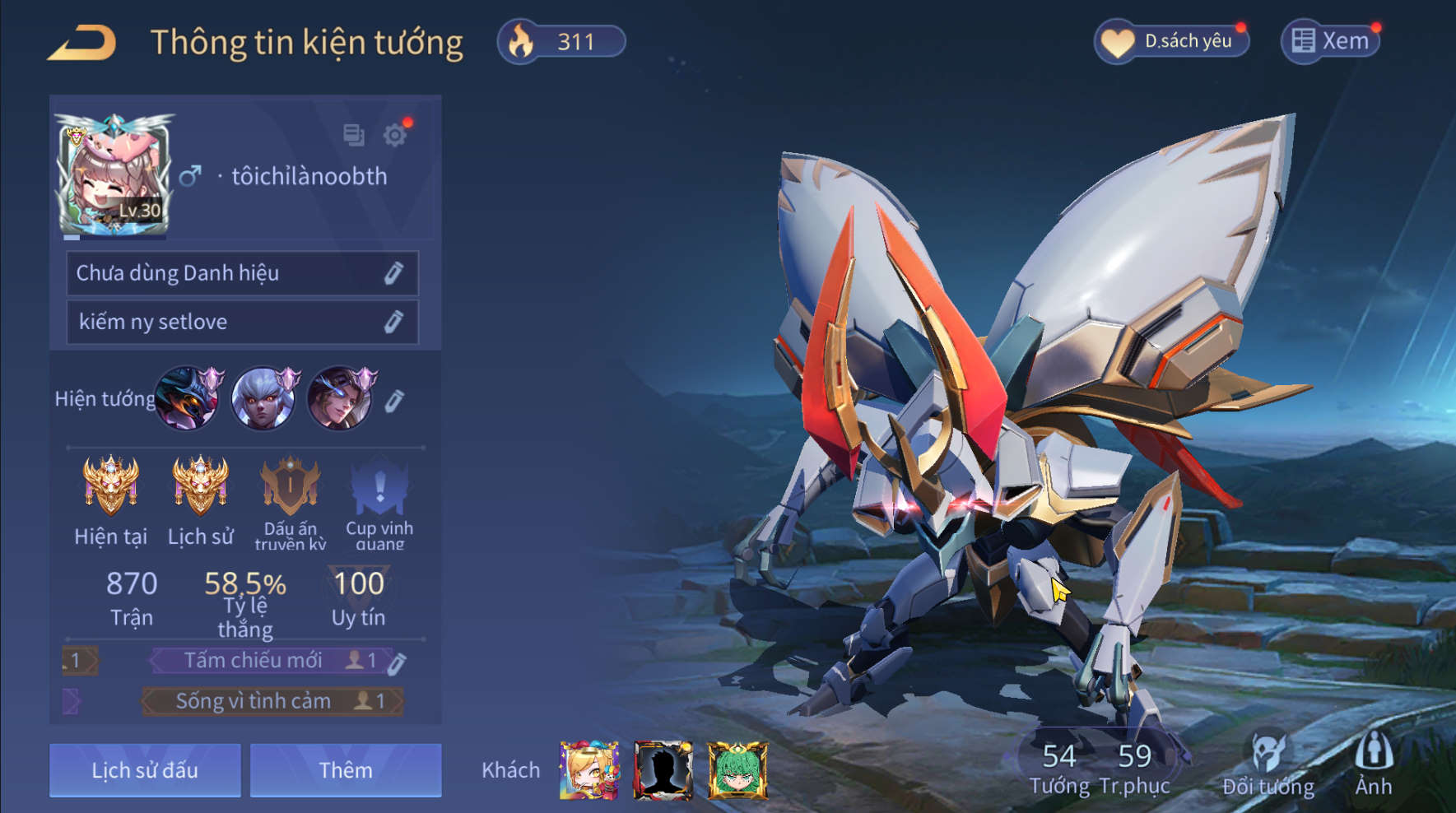 Nick Liên Quân Giá Rẻ