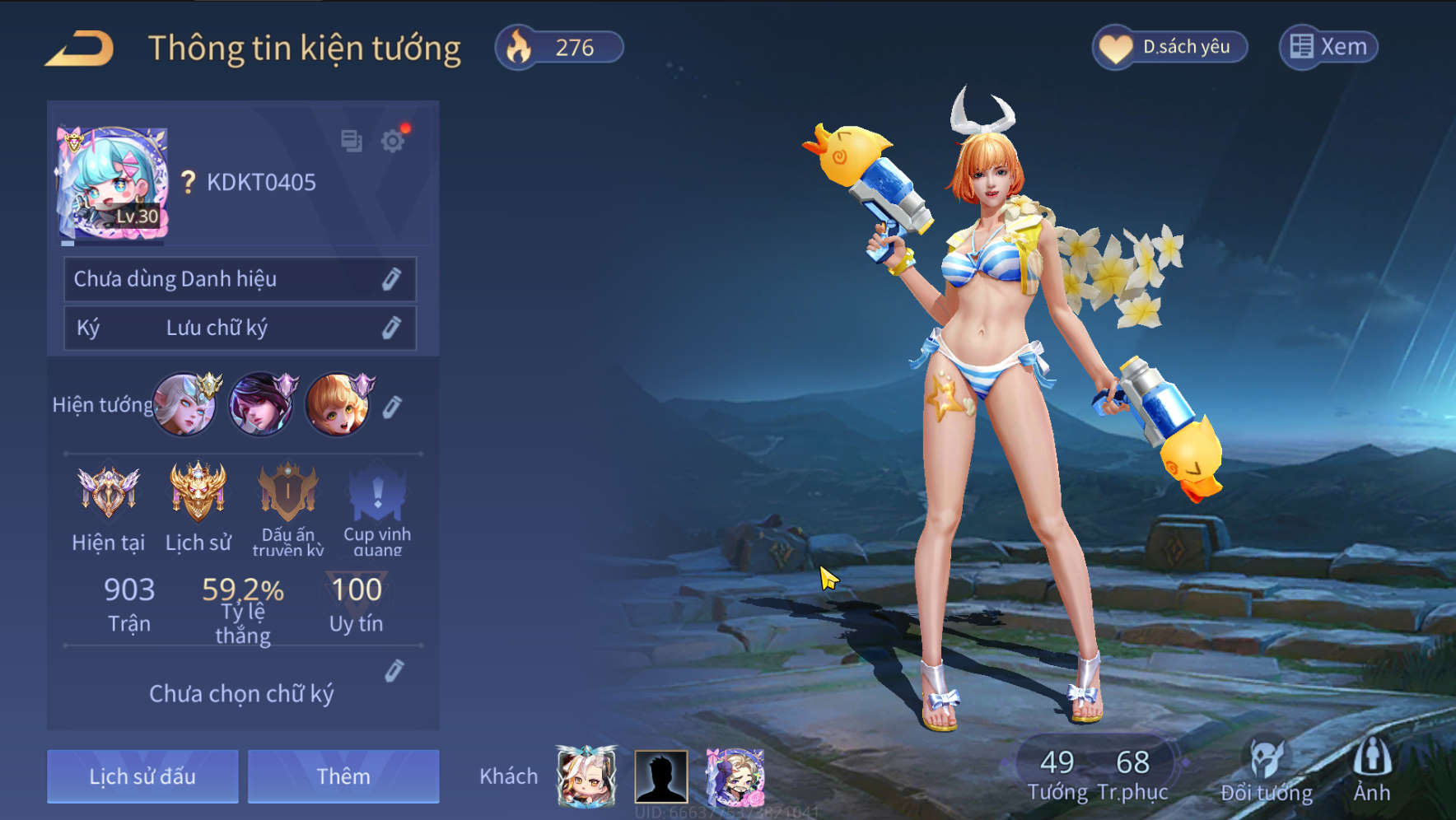 Nick Liên Quân Giá Rẻ