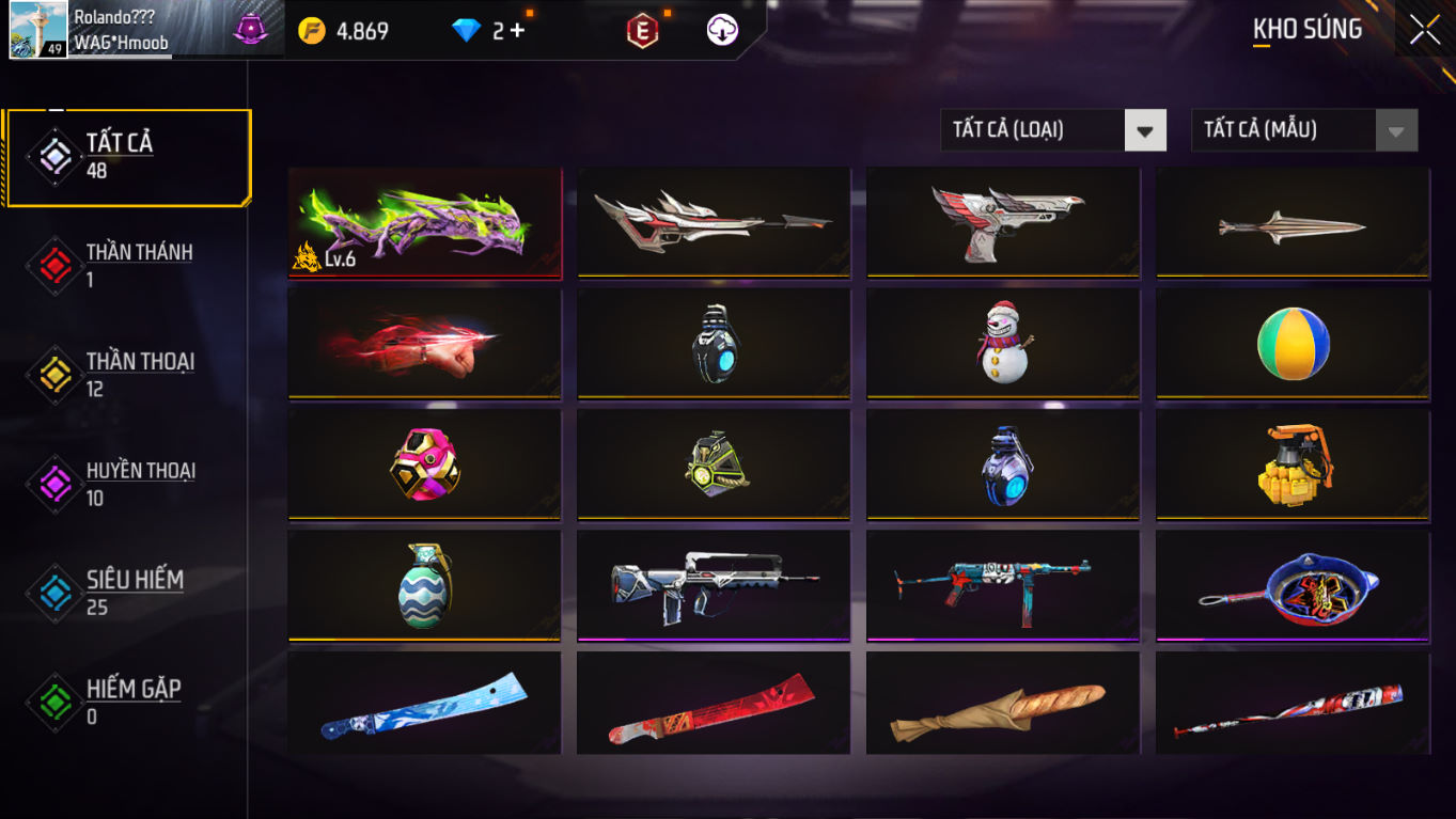 Bán Acc FreeFire Giá Rẻ