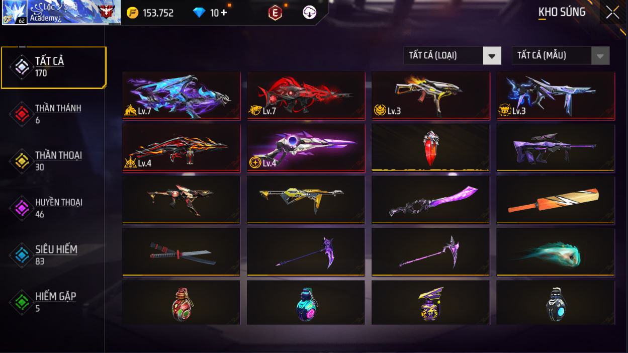 Bán Acc FreeFire Giá Rẻ
