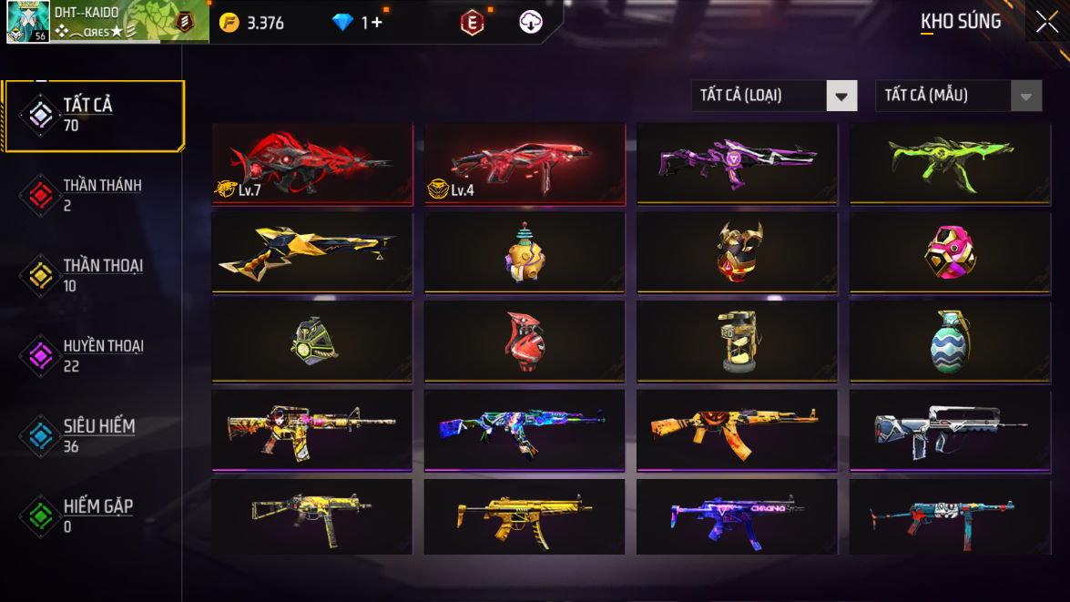 Bán Acc FreeFire Giá Rẻ