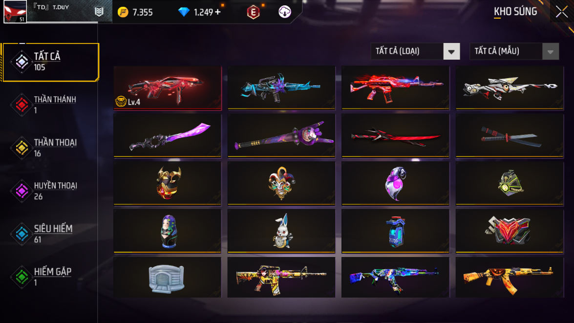 Bán Acc FreeFire Giá Rẻ