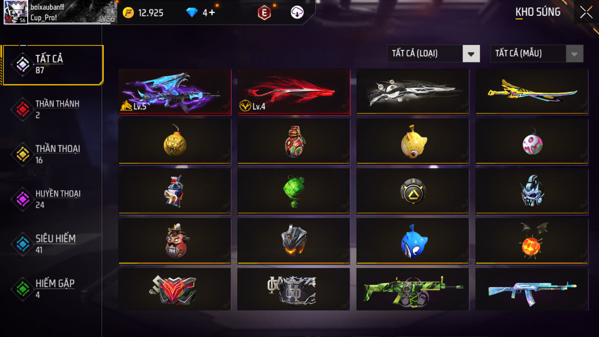 Bán Acc FreeFire Giá Rẻ
