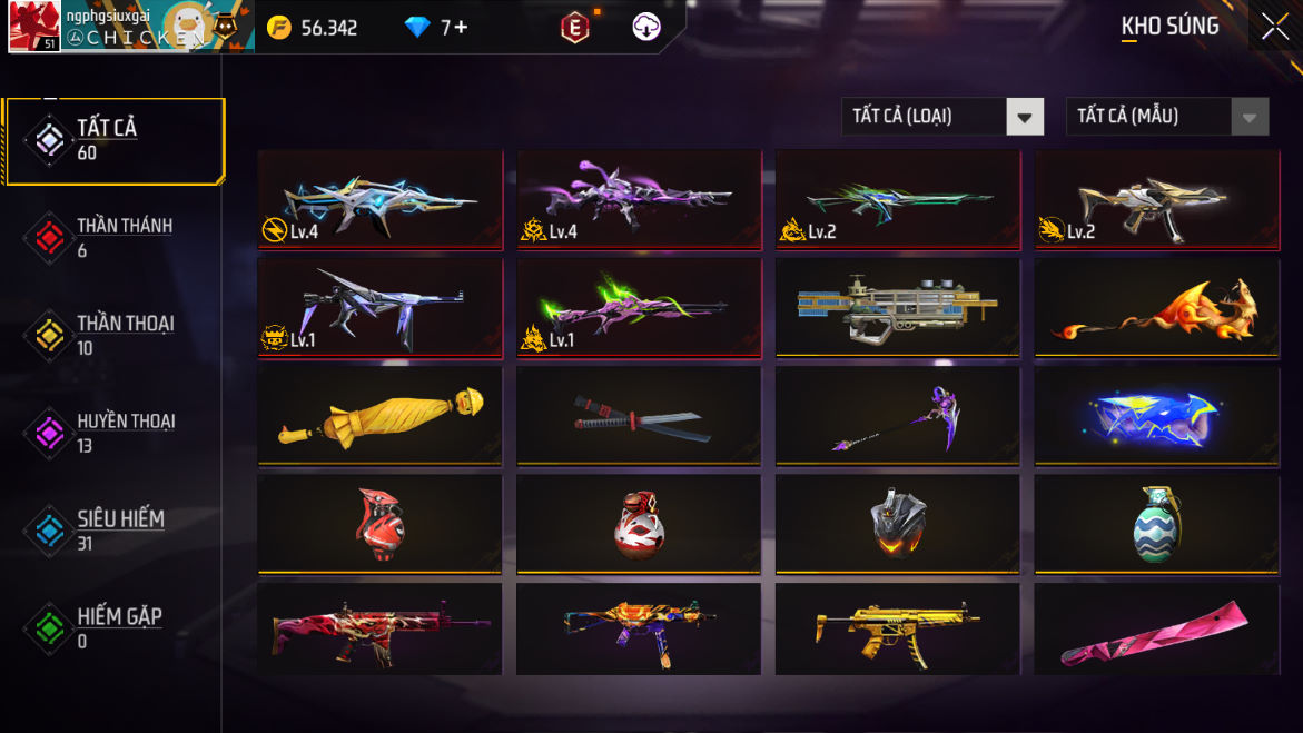 Bán Acc FreeFire Giá Rẻ