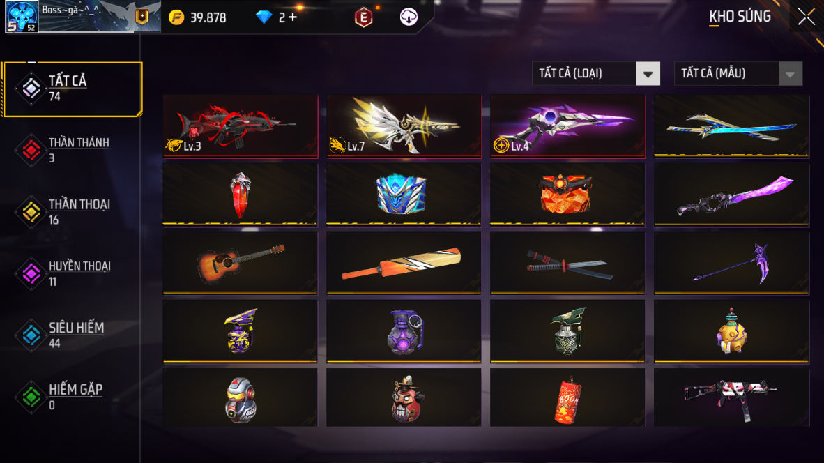 Bán Acc FreeFire Giá Rẻ