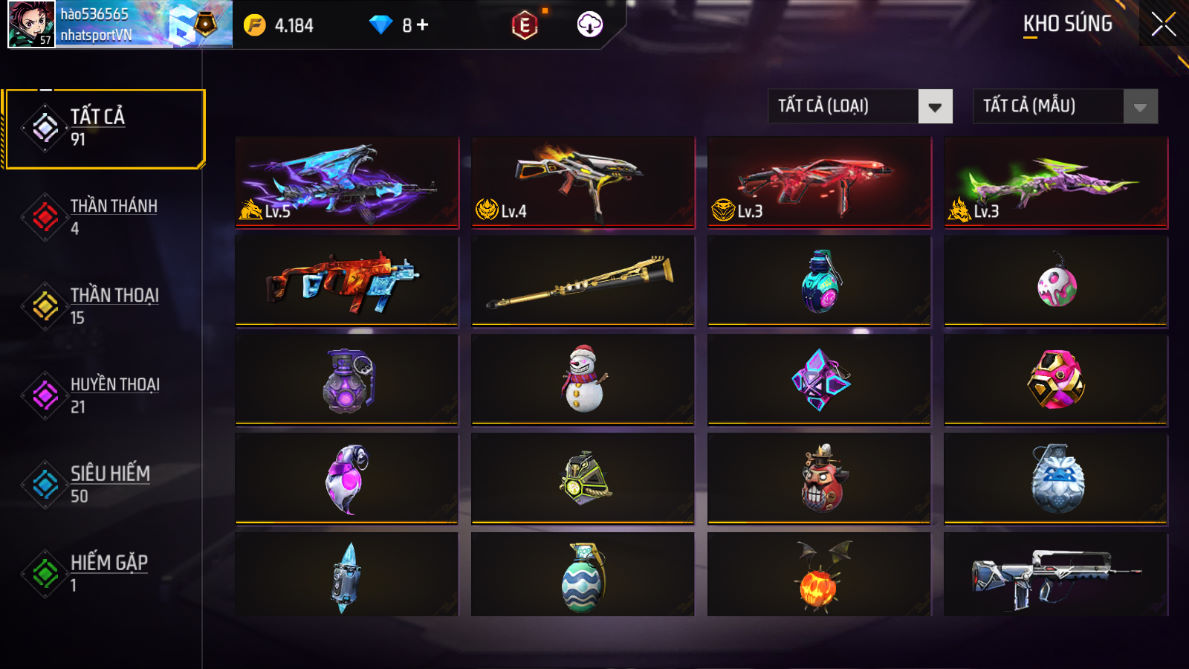 Bán Acc FreeFire Giá Rẻ